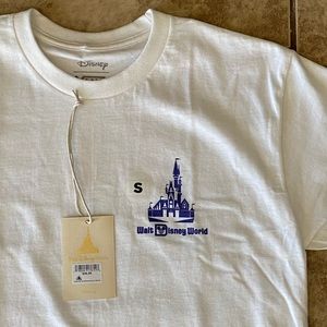 Vans x Walt Disney World 50th Anniversary T Shirt White Tee Size Adult Small